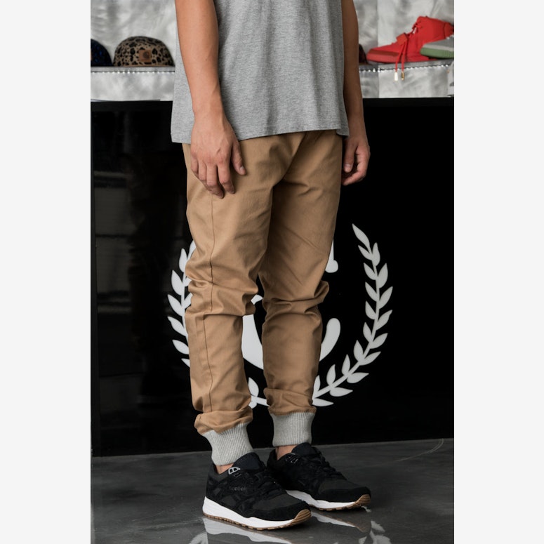 Propre Joggers W/ Rib Tobacco