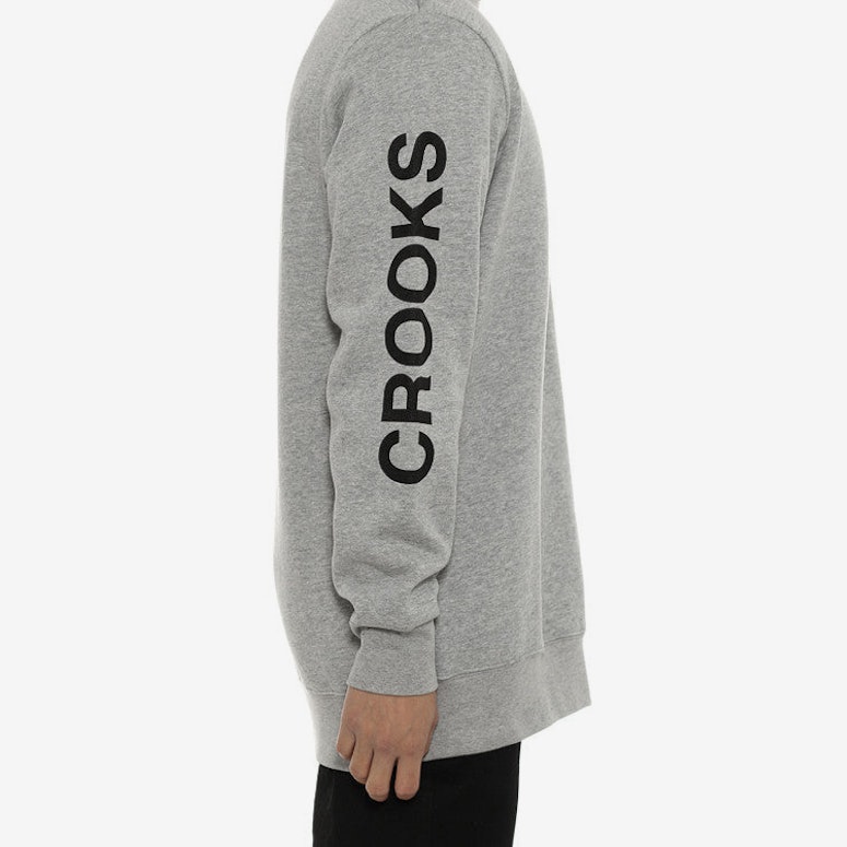C&c Fleece Crew Grey