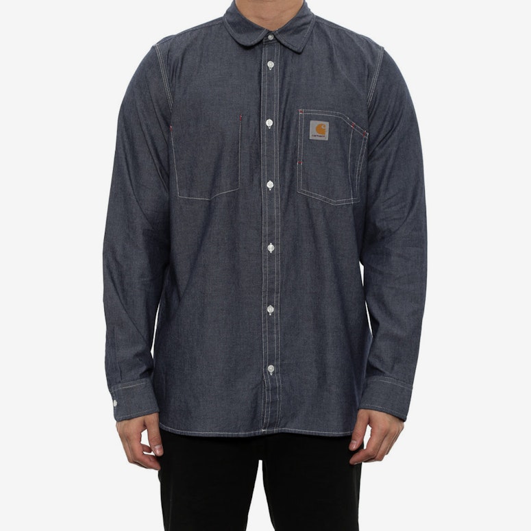 State Long Sleeve Shirt Blue
