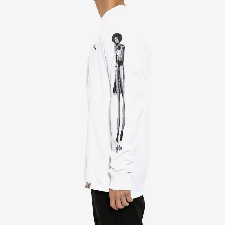 Mmc Detroit Soul Skate Long Sleeve Tee White/black