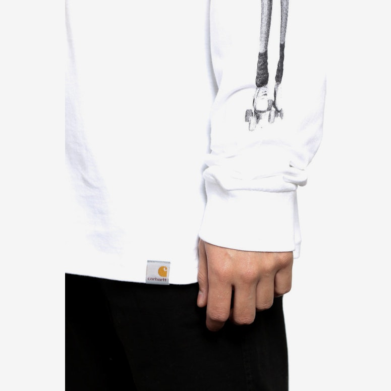 Mmc Detroit Soul Skate Long Sleeve Tee White/black