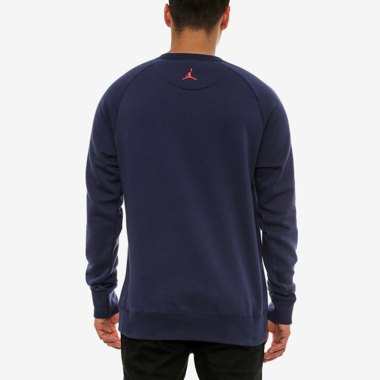 Jumpman Graph Brush Crew Navy/red