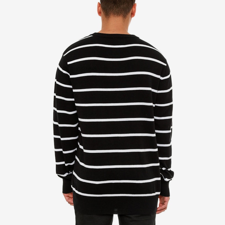 Striped Crew NK Knitwear Black/white