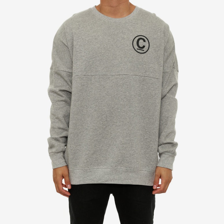 Thomas Crown Dolman Crew Grey