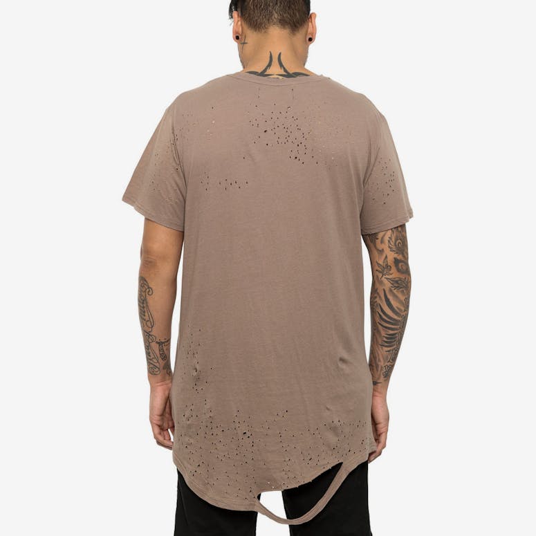 Blasted Thrashed 5 OZ Drop Tee Beige
