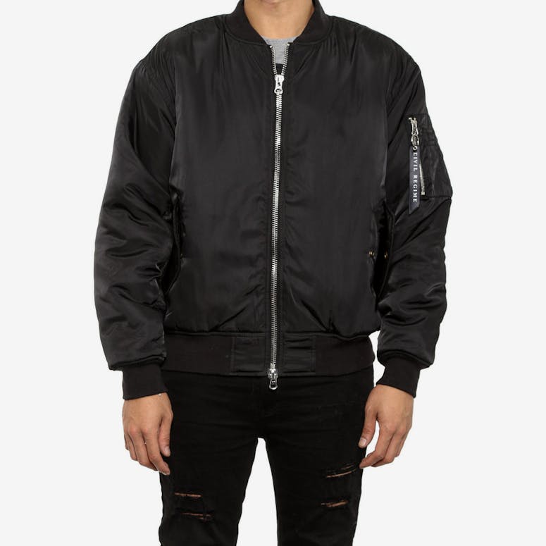 Sherpa Ma-1 Bomber Jacket Black