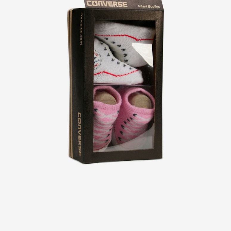 Chuck Taylor Knit Booties White/pink