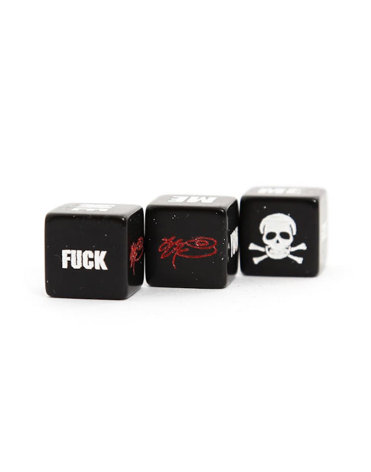 Fuck You Pay Me Dice 3set Black/white