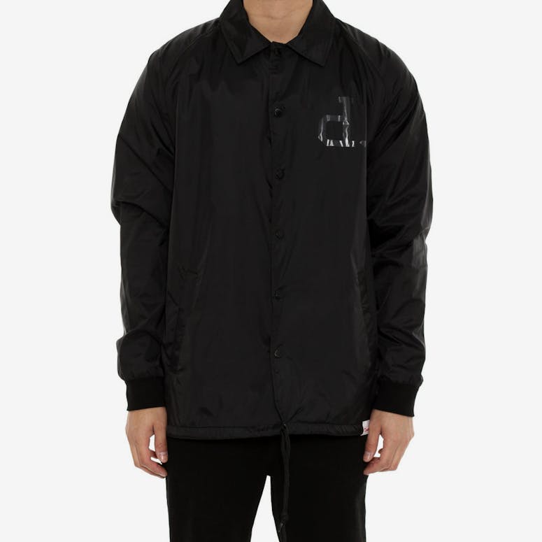 Tonal Unpolo Coach Jacket Black