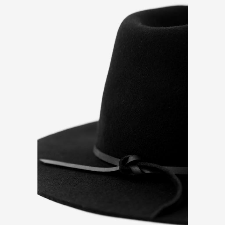 Wesley Fedora Hat Black