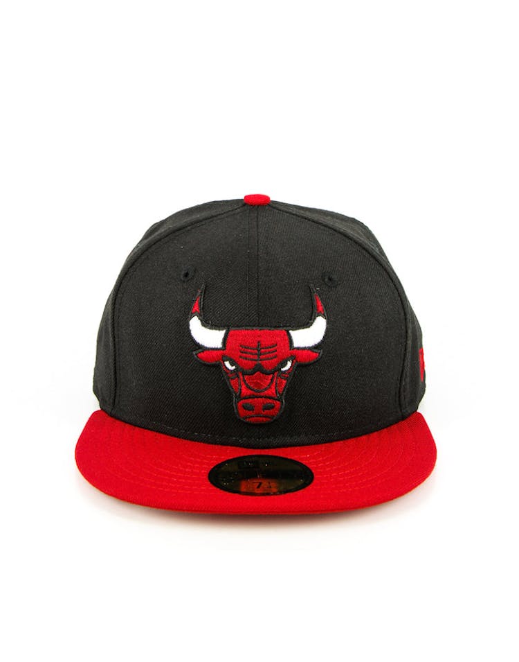 Chicago Bulls Fashion Fitted Black/red