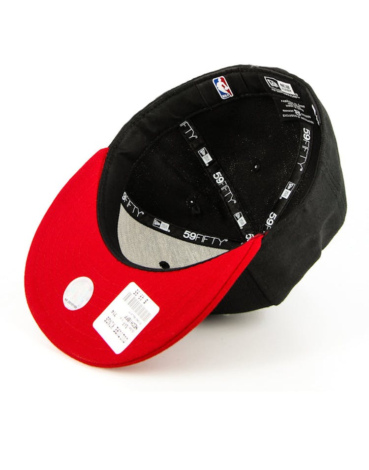 Chicago Bulls Fashion Fitted Black/red