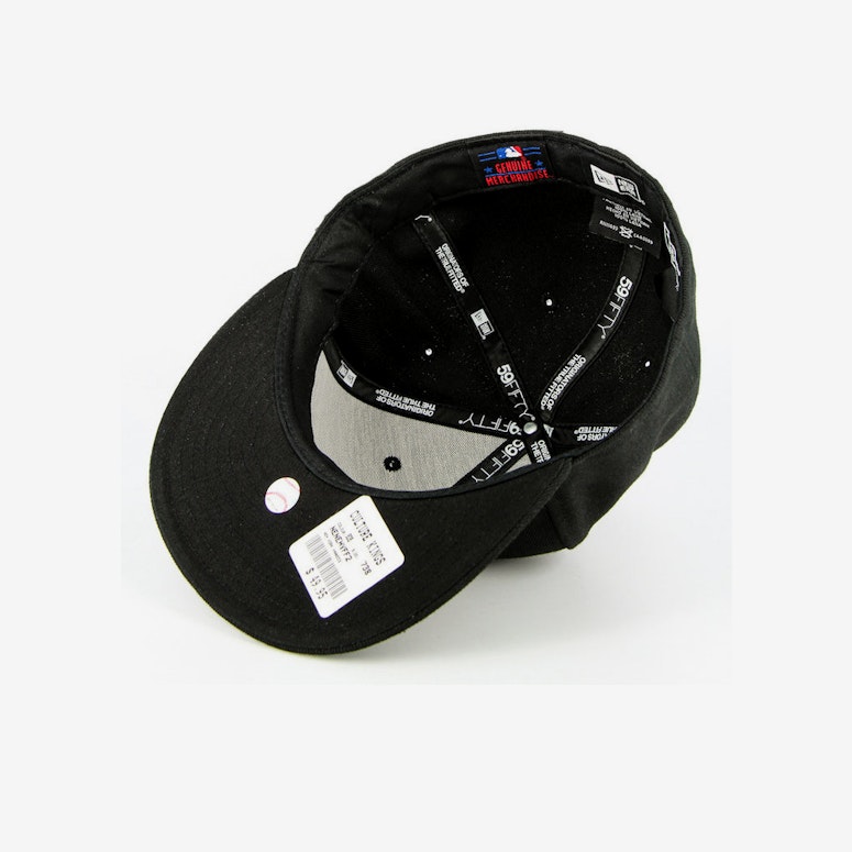 Atlanta Braves Fashion Fitted Black/black
