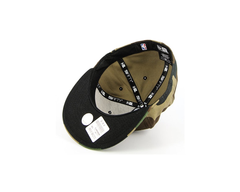 Miami Heat Fashion Fitted Camo/white