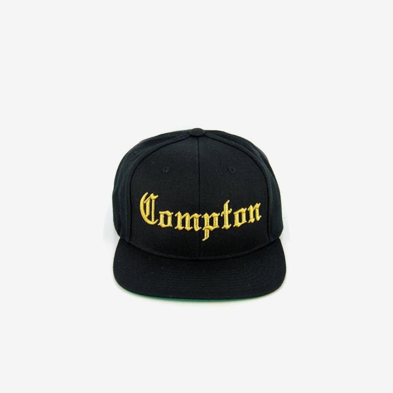 Compton Premium Snapback Black/gold