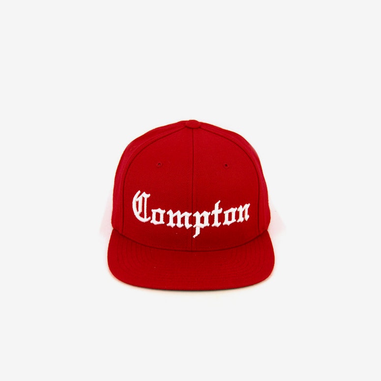 Compton Premium Snapback Red/white