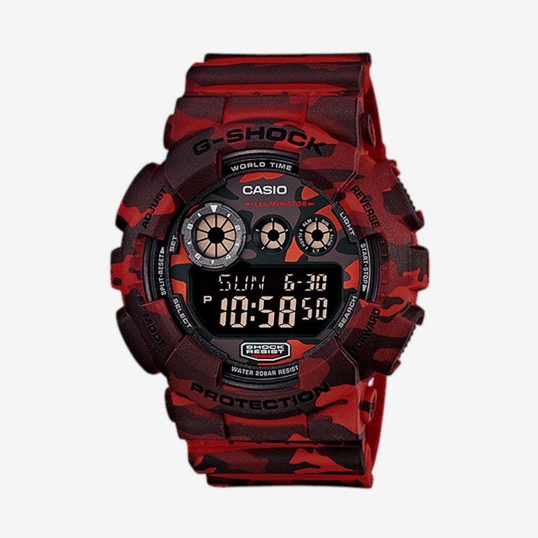 Gd120cm Digi Camo Series Red Camo