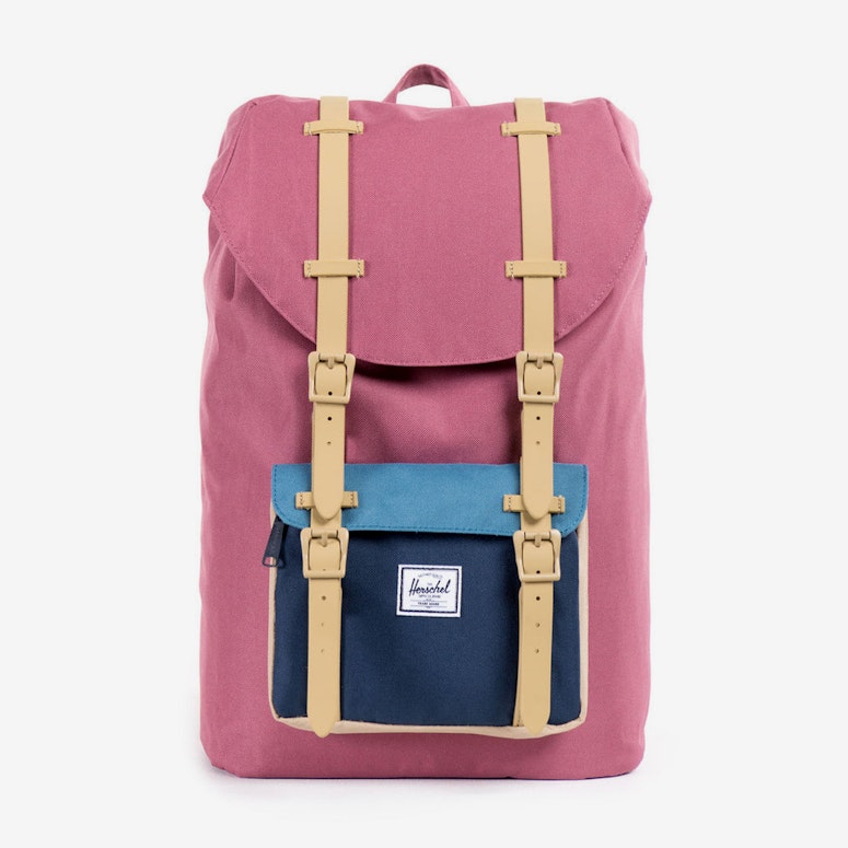 Little America Mid-v Rub Pink/blue/navy/