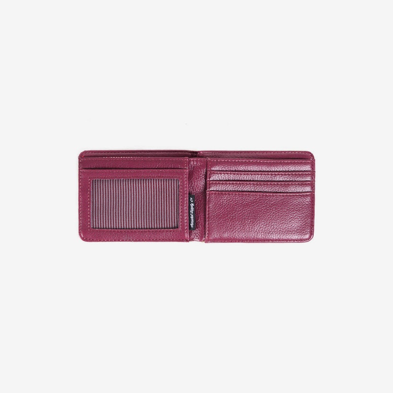 Hank Wallet Khaki/burgundy