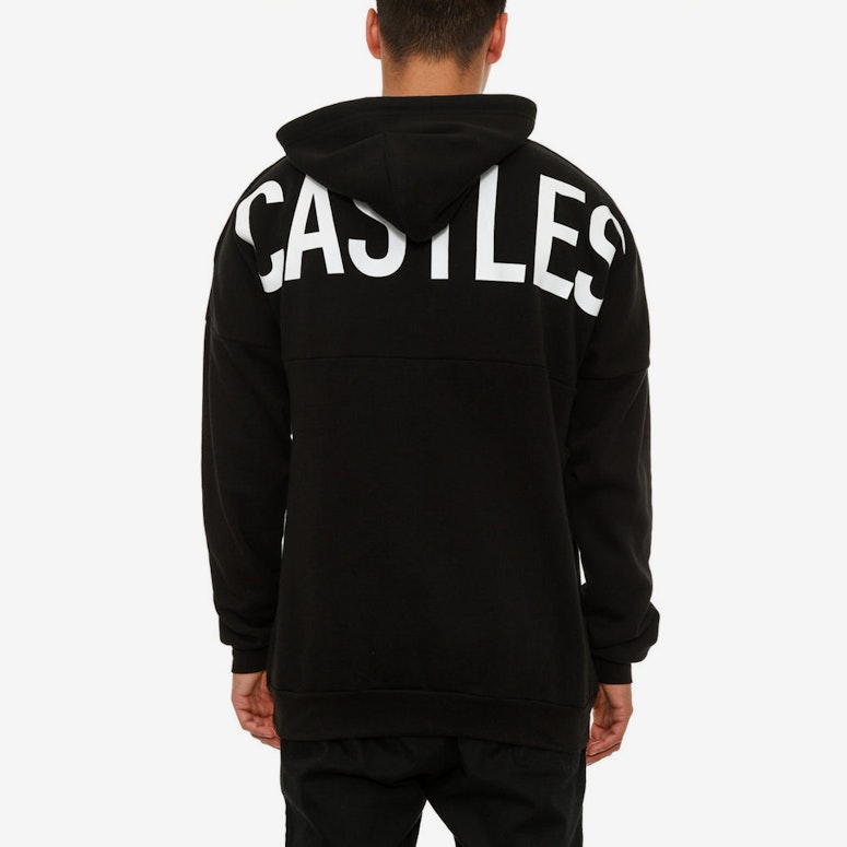 Banner Pullover Hood Black