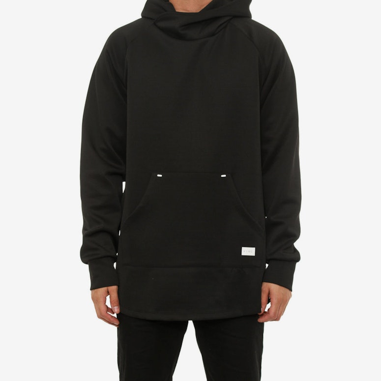 Staple Wrap Hoodie Black