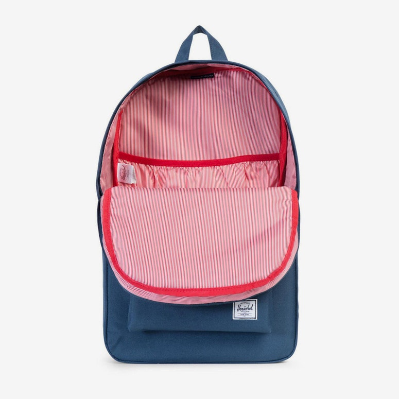 Heritage Rubber Backpack Navy/red/navy