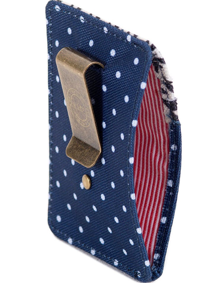 Raven Cardholder Navy/white/blac