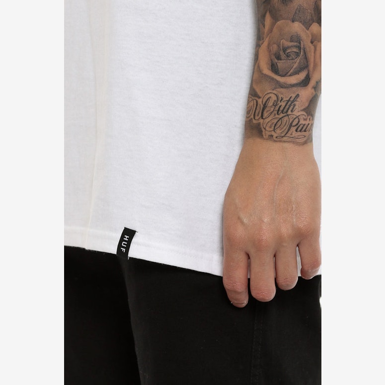 Concrete Triple Triangle Tee White/grey