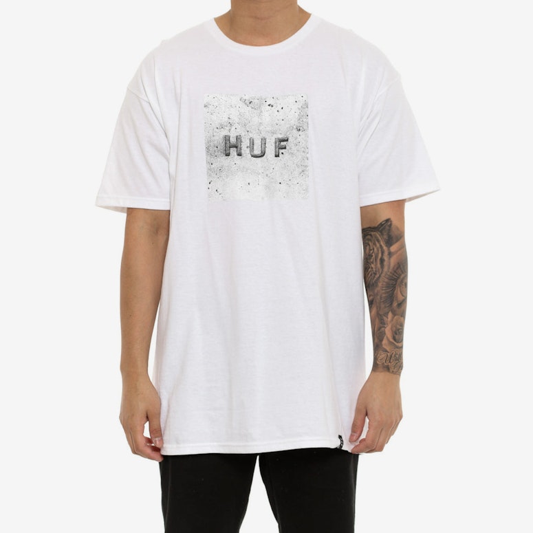Concrete Box Logo Tee White/grey