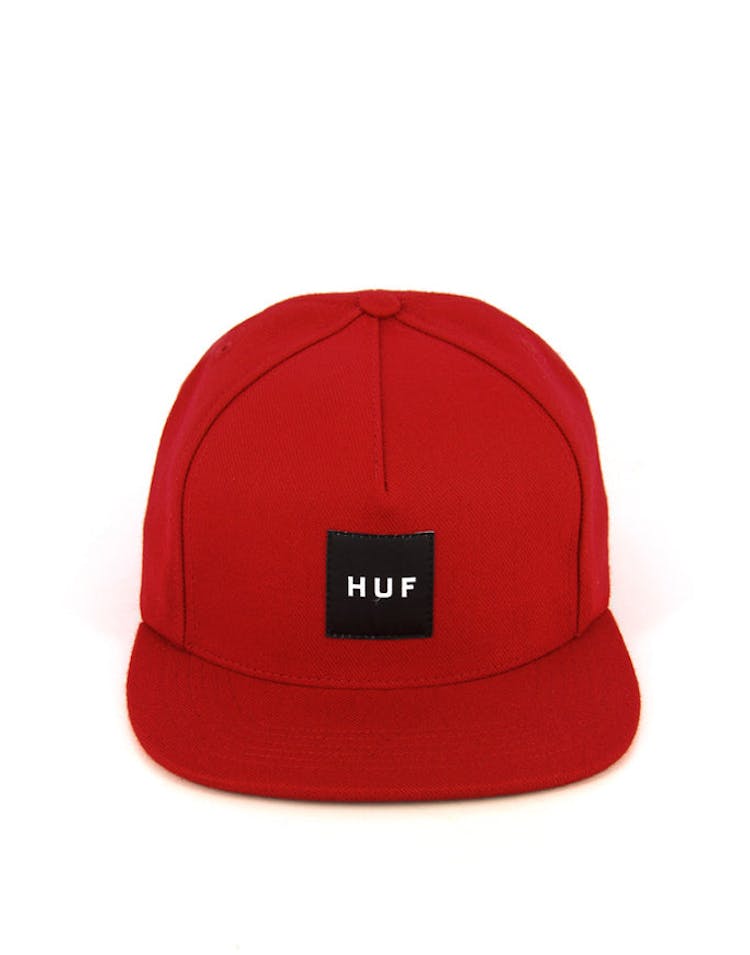 Box Logo Snapback Red/black
