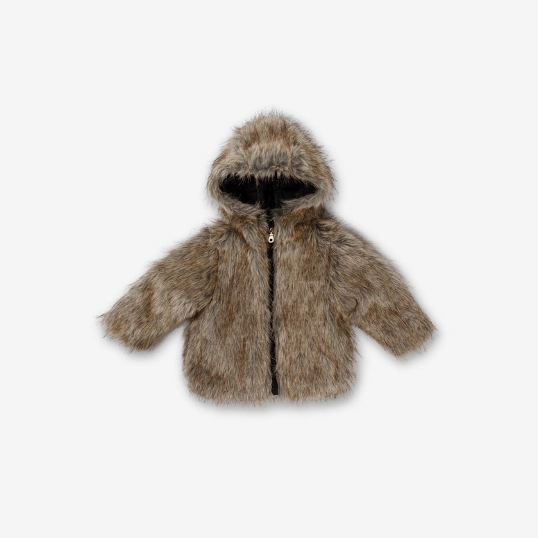 Mayfox Fur Jacket Brown