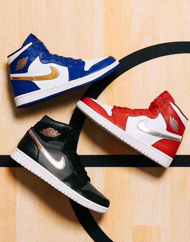 Air Jordan 1 Retro High Red/white/silve