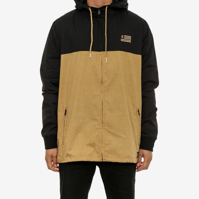Colourblock WB Jacket Black/tan