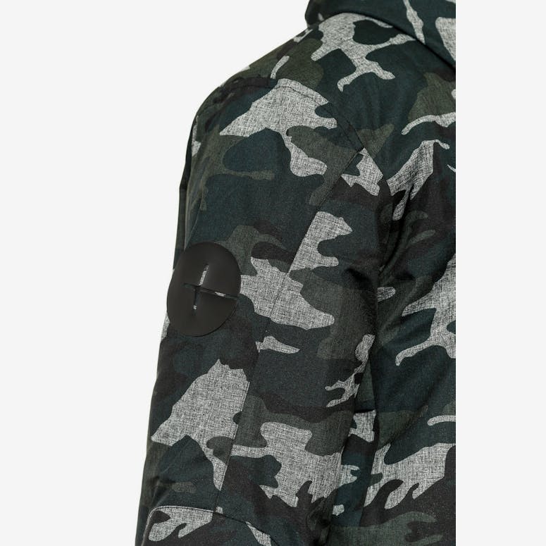 Canvas Bomber Jacket Camo