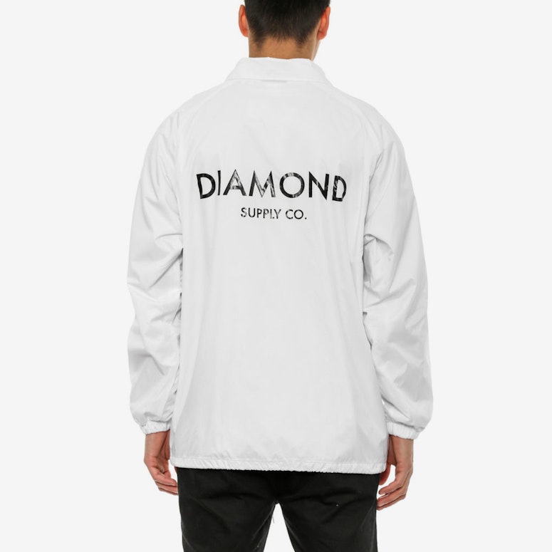 Diamond Classic Coach Jacket White