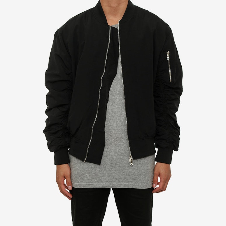 Lifted Anchors Bird Bomber Jacket Black