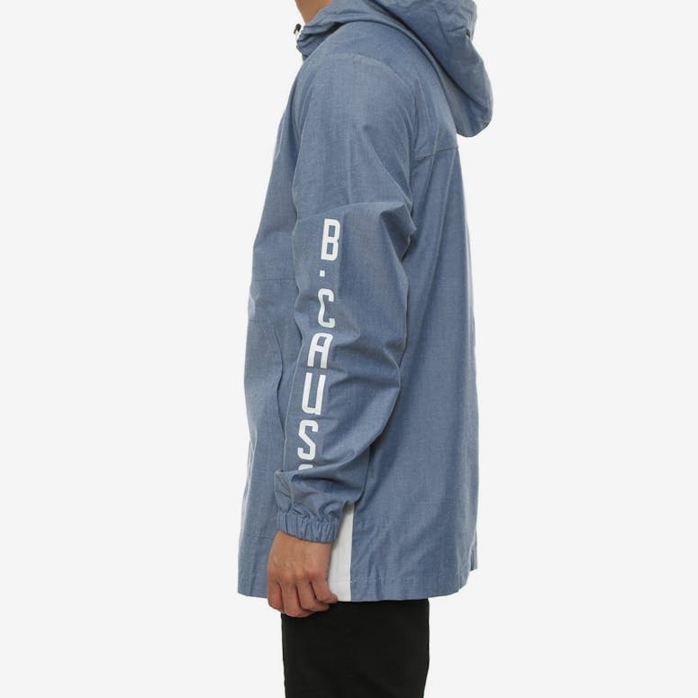 Zip Spray Jacket Blue
