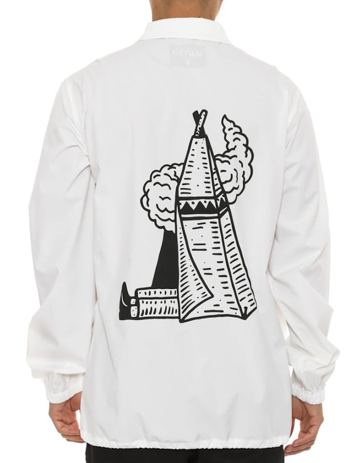 Tipi Dreams Coach Jacket White