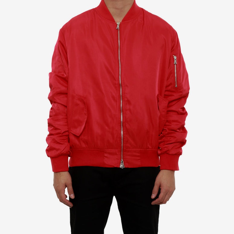 Bird Bomber Jacket Red