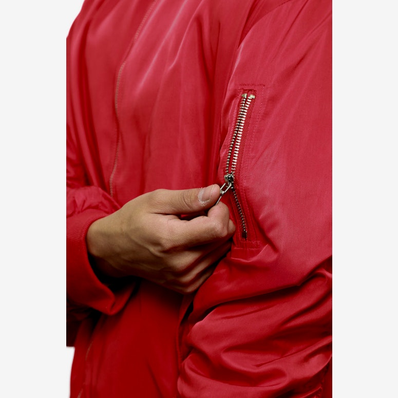 Bird Bomber Jacket Red