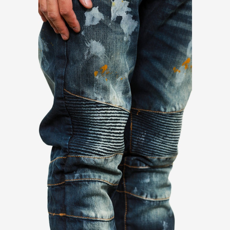 Devile Biker Denim Dark Denim