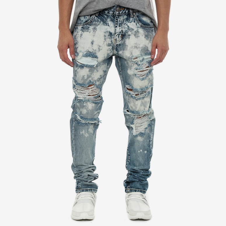 Aldan Ripped Denim Indigo