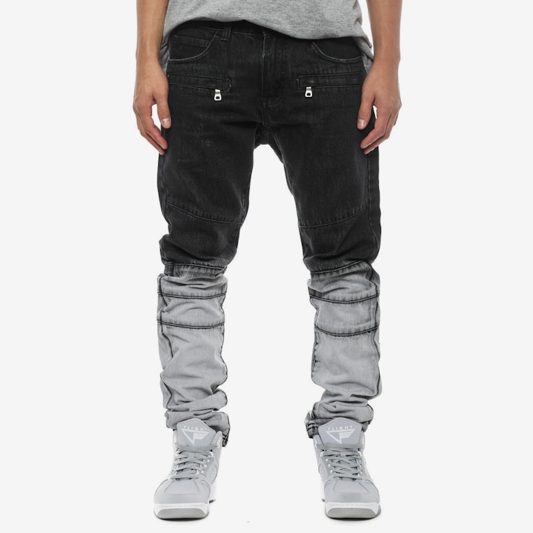 Cayenne Ombre Denim Jean Black/grey