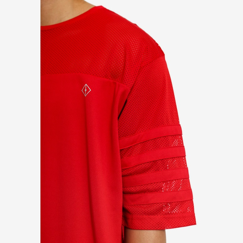 Maddox Mesh Fball Jersey Red