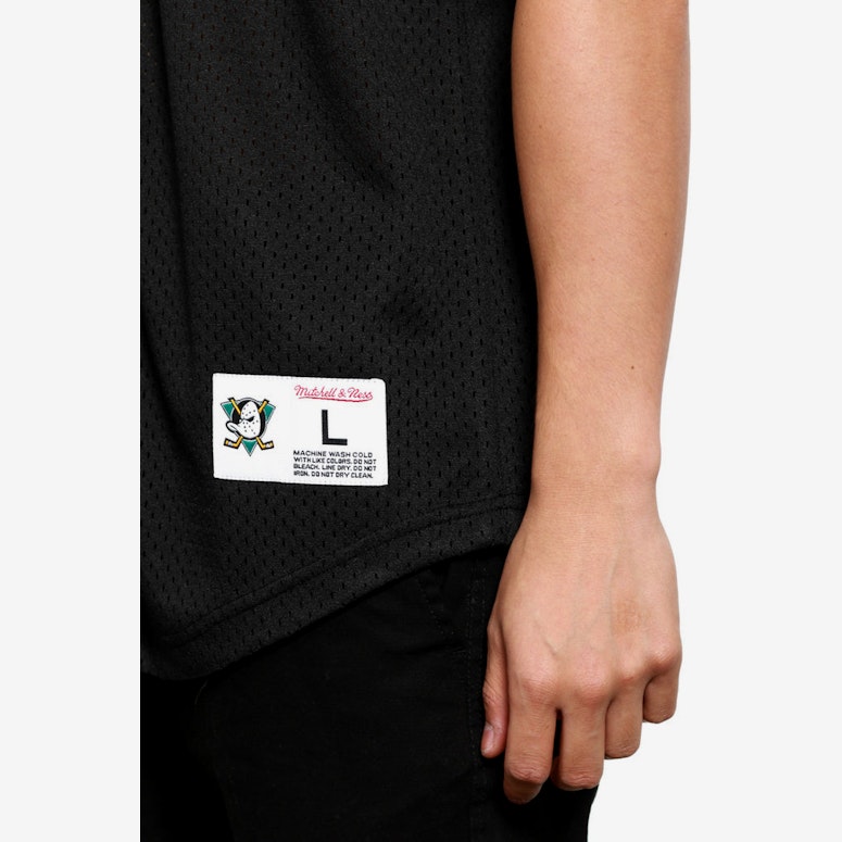 Ducks Mesh Button Jersey Black