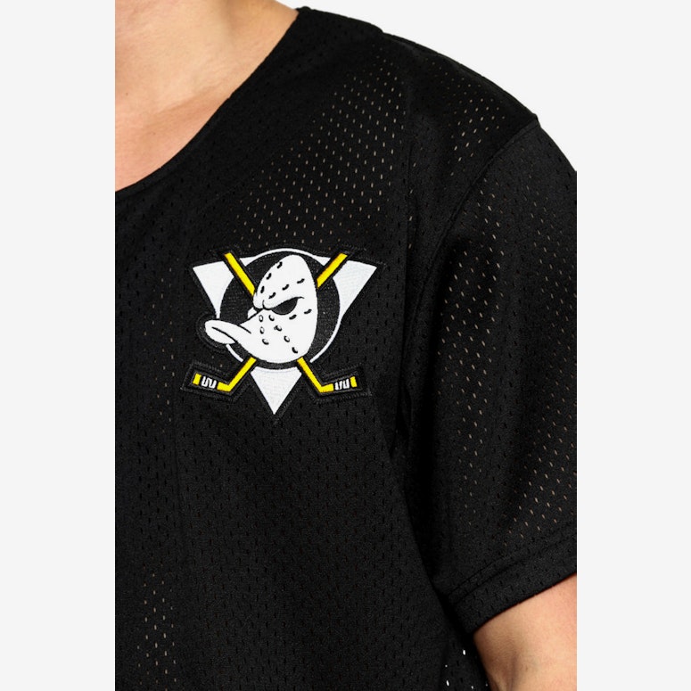 Ducks Mesh Button Jersey Black