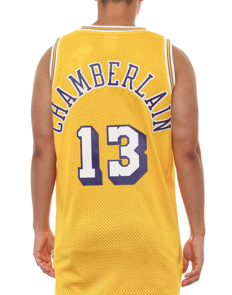 Lakers 13 Chamberlai Hwc Yellow
