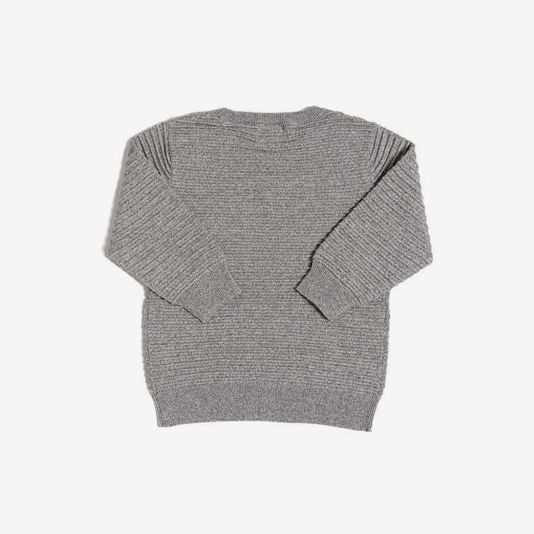 Lil Hom Ripple Jumper Grey Heather