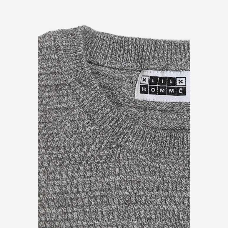 Lil Hom Ripple Jumper Grey Heather