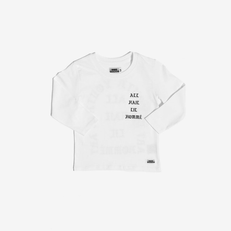 All Hail Long Sleeve Tee White